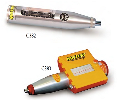 意大利MATEST C380混凝土回彈儀 混凝土建筑的無損檢測 混凝土的耐壓強(qiáng)度 高品質(zhì)回彈儀   意大利MATEST一級代理  硬度計(jì)  C380混凝土回彈儀 廠家：意大利MATEST 型號：C380 用途：用于混凝土建筑的無損檢測，利用校正曲線可以即時檢測出混凝土的耐壓強(qiáng)度。  一、MATEST C380混凝土回彈儀簡介： 彈簧沖擊能量：0.225 mkg. (2,207 Joule 或Nm)。用于竣工混凝土建筑的無損檢測，利用配備的校正曲線圖能快速標(biāo)示出混凝土的抗壓強(qiáng)度。  二、MATEST C380混凝土回彈儀特點(diǎn)： 適用于對抗壓強(qiáng)度在10-70N/sq.mm 的混凝土結(jié)構(gòu)建筑的檢測。該回彈儀由Matest一手生產(chǎn)，全鋁質(zhì)外殼，其精密的制造工藝和精選的零件保證了儀器高精準(zhǔn)的測試結(jié)果，是市場上高品質(zhì)的回彈儀。     三、MATEST C380混凝土回彈儀技術(shù)參數(shù)： 配備有校正曲線圖（N/mm2(Mpa) 值），打磨石，手提箱。 尺寸（含手提箱）：330x100x100 mm 重量：2 Kg C380-01 與C380完全一樣, 為滿足ASTM要求增加了PsI值的校正曲線圖。 C381 與C380類似，彈簧沖擊能量：0.735 mkg. (Joule 或Nm)。適用于檢測體積較小，較敏感和外層較薄的材料，甚至巖芯試件。  C390標(biāo)定砧 規(guī)范: EN 12504:2 用于校準(zhǔn)回彈儀，特種鋼合金材質(zhì)。 尺寸:直徑150X320 mm. 重量：16 kg 注：規(guī)范要求回彈儀必須使用標(biāo)定砧校準(zhǔn)。 標(biāo)準(zhǔn)參數(shù)： - 在進(jìn)行混凝土表面檢測前，使用標(biāo)定砧校準(zhǔn)，保證回彈儀讀數(shù)在廠家設(shè)置的量程之內(nèi)。否則，清潔或調(diào)整回彈儀。 施密特回彈儀 C382 標(biāo)準(zhǔn)型號&ldquo;N&rdquo; 普通混凝土結(jié)構(gòu)，沖擊能量：2.207 joule C383 &ldquo;NR&rdquo; 與C382相同,增加自動記錄沖擊值數(shù)據(jù)圖的裝置。 C383-01記錄紙卷（5筒）   上海榕申國際貿(mào)易有限公司為意大利MATEST的一級代理商，其他廠家的機(jī)器都從我們這里出，避免轉(zhuǎn)手幾次經(jīng)銷過程中產(chǎn)生的利潤差價，價格優(yōu)惠，安裝、調(diào)試，現(xiàn)場培訓(xùn)承諾，我公司對所售儀器設(shè)備均實(shí)行終身維護(hù)和供應(yīng)維修所需要的零部件。 我司已與多家世界知名品牌的儀器廠家建立了長期戰(zhàn)略合作伙伴關(guān)系，包括：美國TSI、美國FLUKE、意大利MATEST、英國百靈達(dá)、美國HACH、美國AMPROBE、德國Lovibond、德國INFRATEC等，其中大部分品牌我公司為一級代理。 歡迎來電咨詢！??！ 